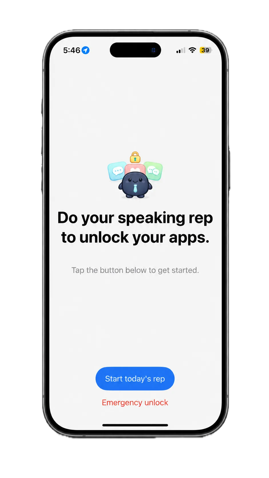 Speak Lock: Open a selected app