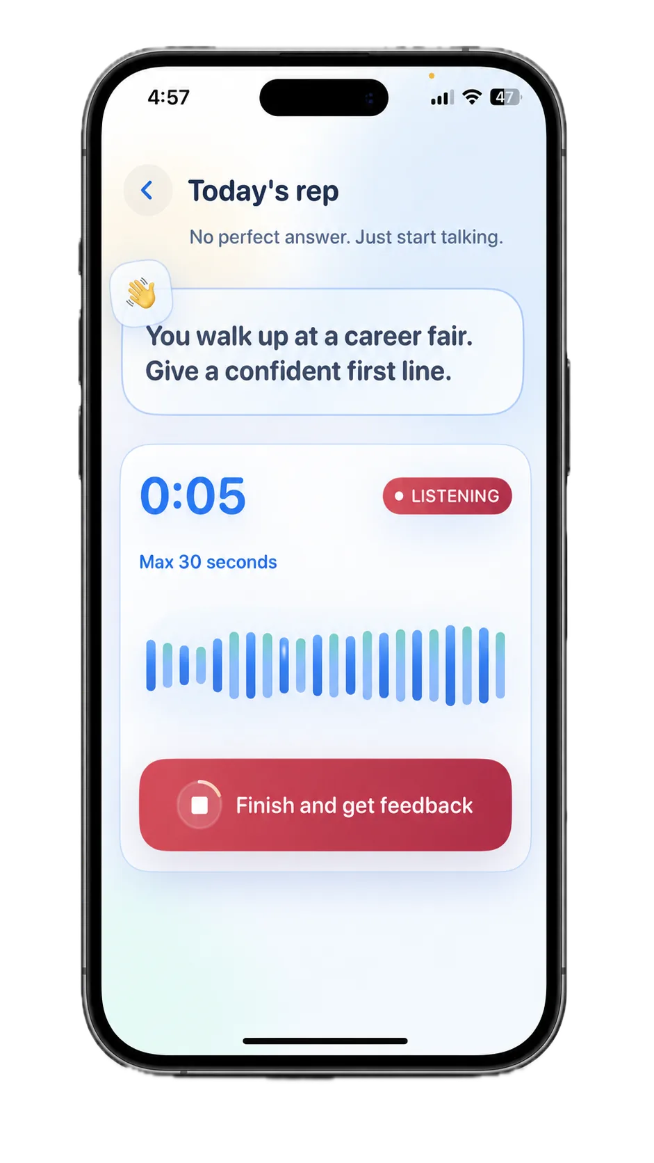 Speak Lock: Speak for up to 30 seconds